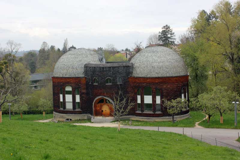 Das Glashaus auf dem Gelände des Goetheanums