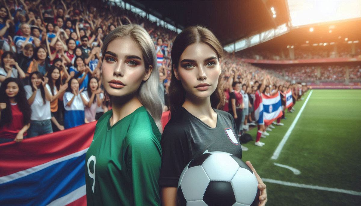 Frauen-EM 2025 (Symbolbild, KI-generiert)