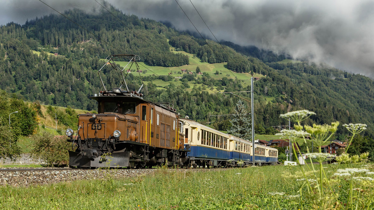 Die Schweizer Lokomotive "Krokodil"