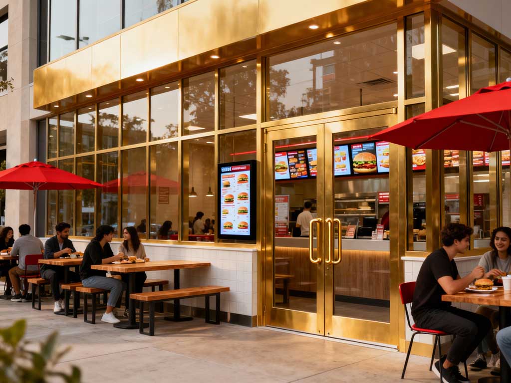 Ein Burgerrestaurant (Symbolbild, KI-generiert)