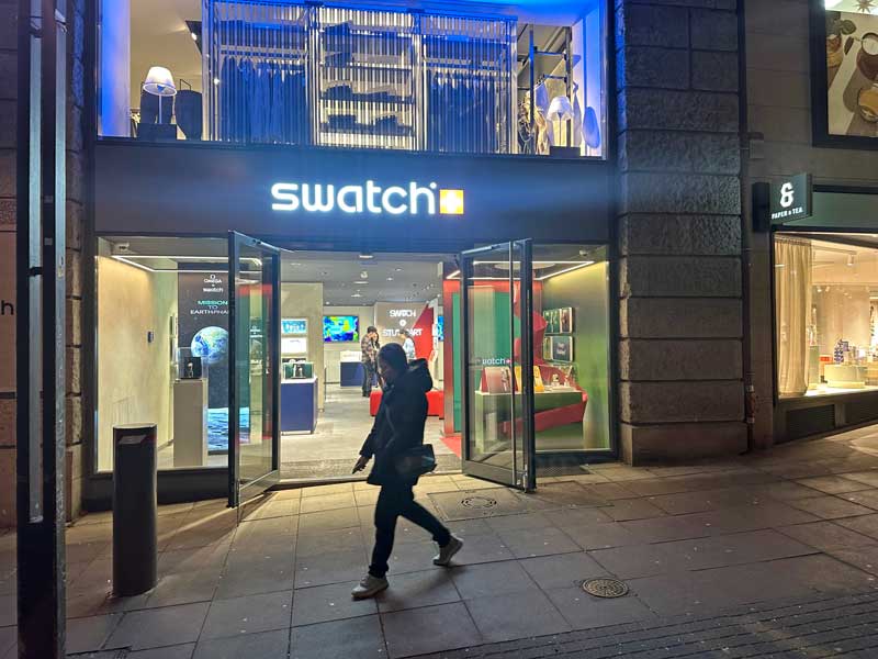 Ein Swatch-Geschäft
